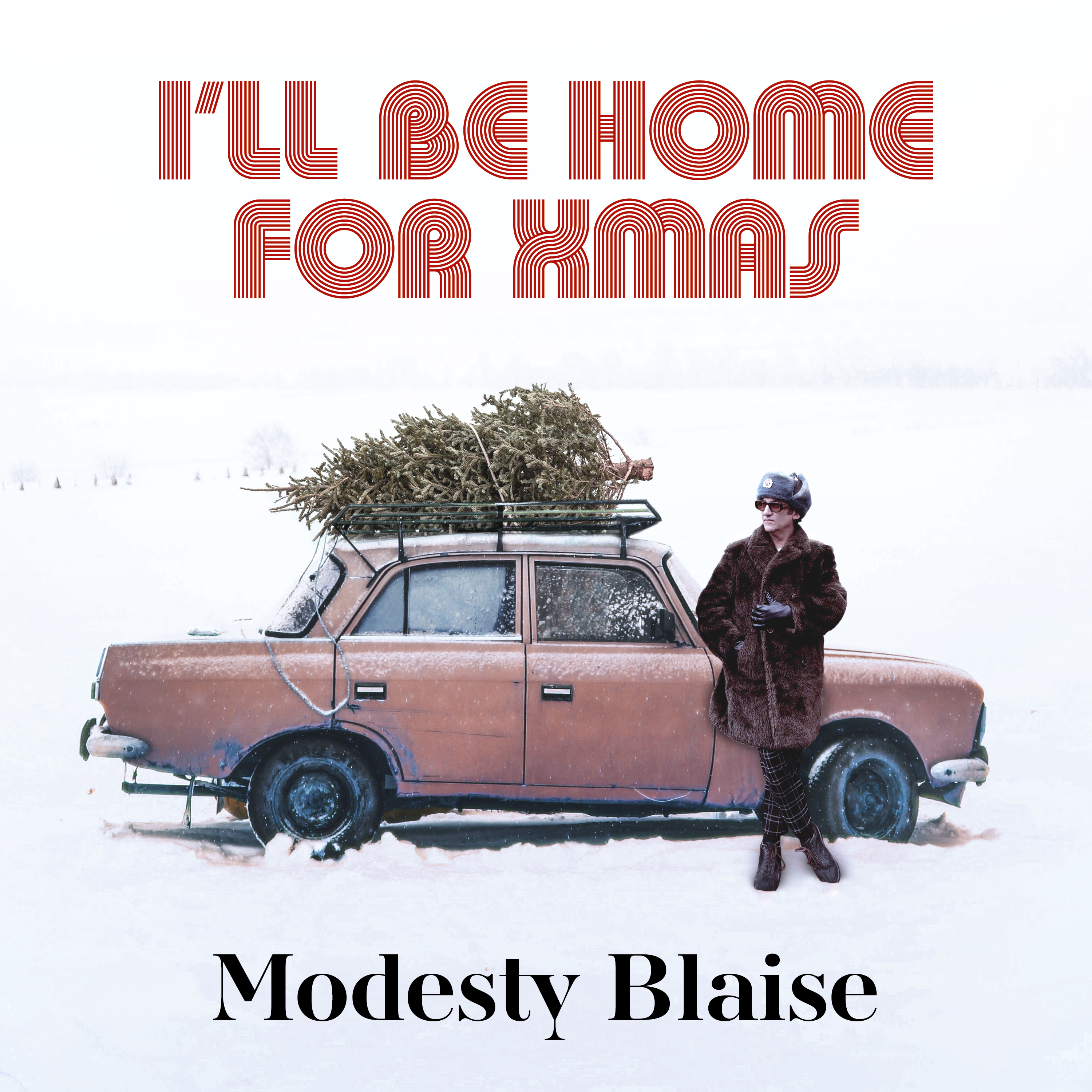 Single cover - Modesty Blaise - I'll be Home For Xmas