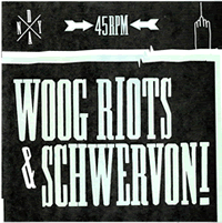 Cover Woog Riots 7" Split with Schwervon