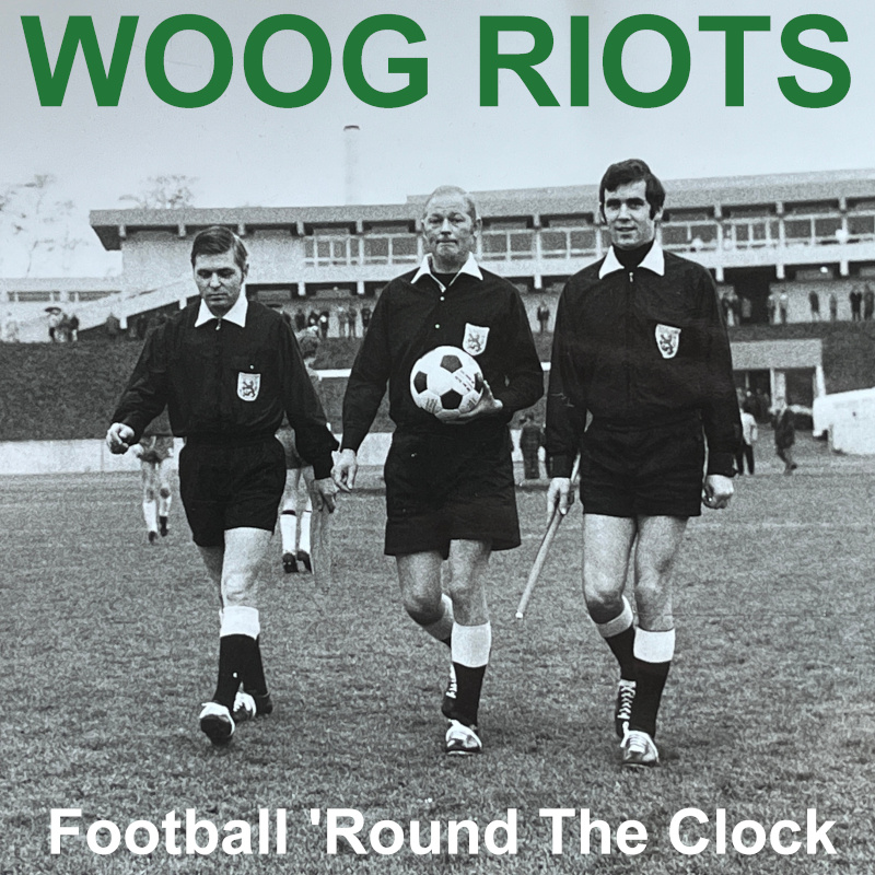 Single  cover - Woog Riots - Football 'Round the ClockCollectors of Pop